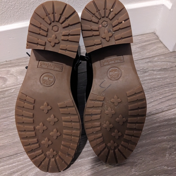 Timberland High Sienna Waterproof side zip stacked heel lace up Chelsea boots - Picture 5 of 13